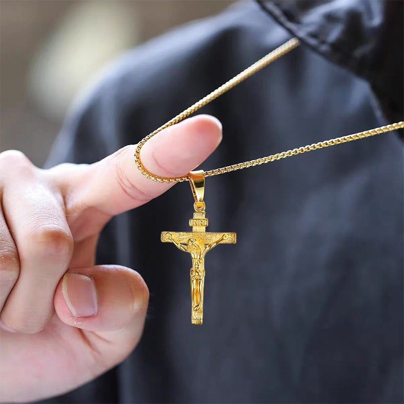 ✝️Kreativt trendy korsanhengskjede