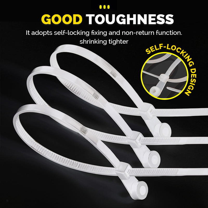 🧷 50 % RABATT! ✨ Kabelstrips med skruhull