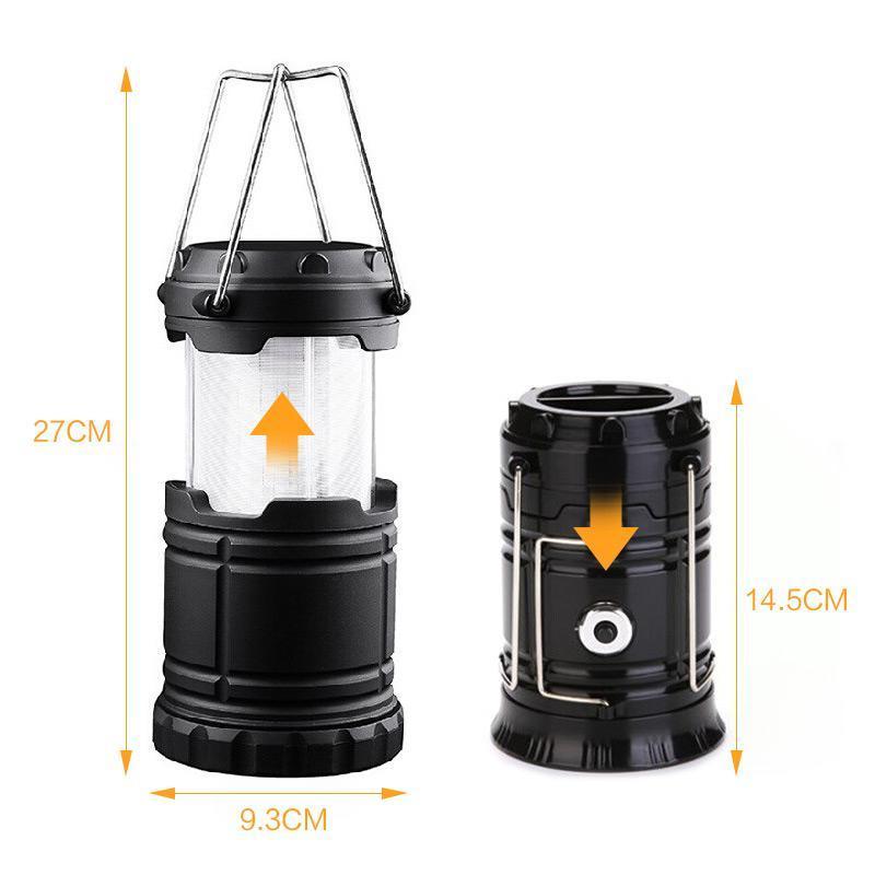 🔥Varmt salgs tilbud - 3-i-1 LED flamme campinglanterne
