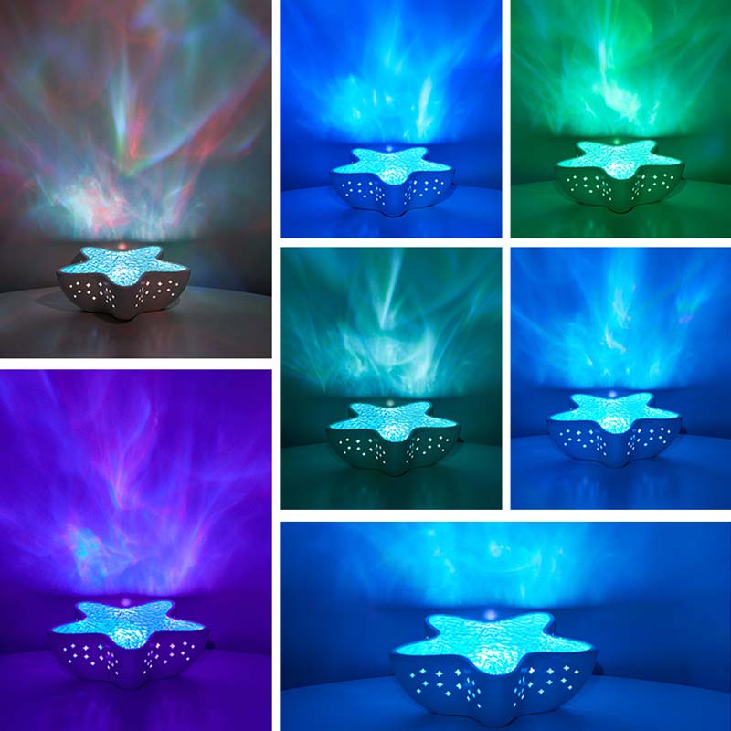 Sjøstjerne Ocean Wave-prosjektorlampe