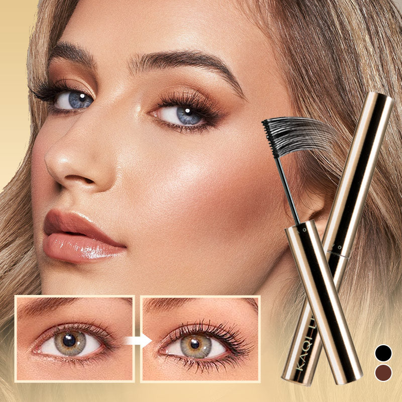 ❣️Kjøp 2 få 1 gratis✨Ultrafin, forlengende, vanntett, hurtigtørkende maskara