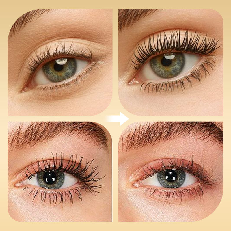 ❣️Kjøp 2 få 1 gratis✨Ultrafin, forlengende, vanntett, hurtigtørkende maskara