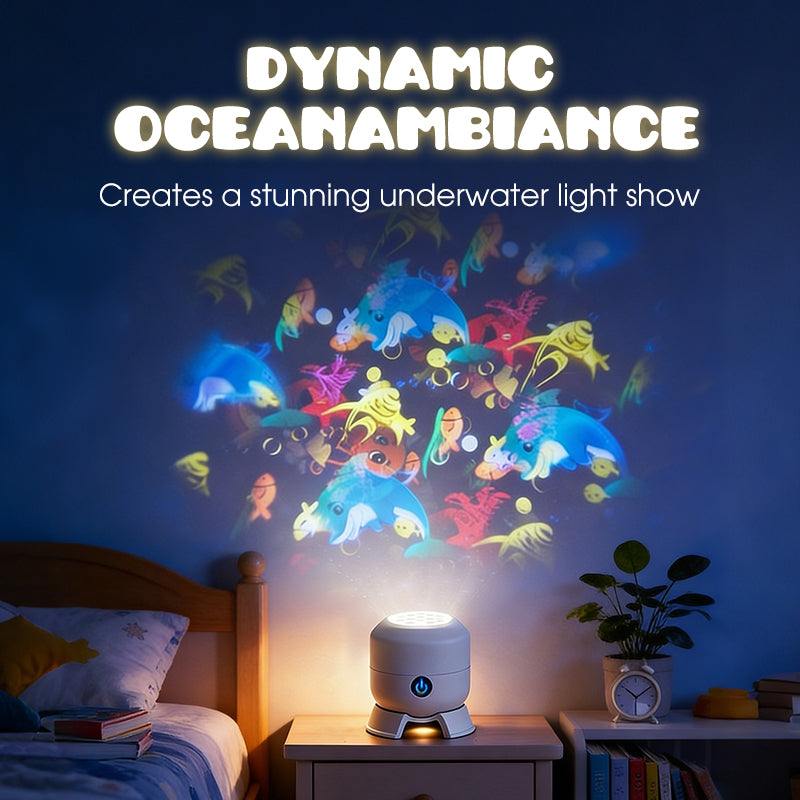 Dynamisk roterende LED-lysprojektor