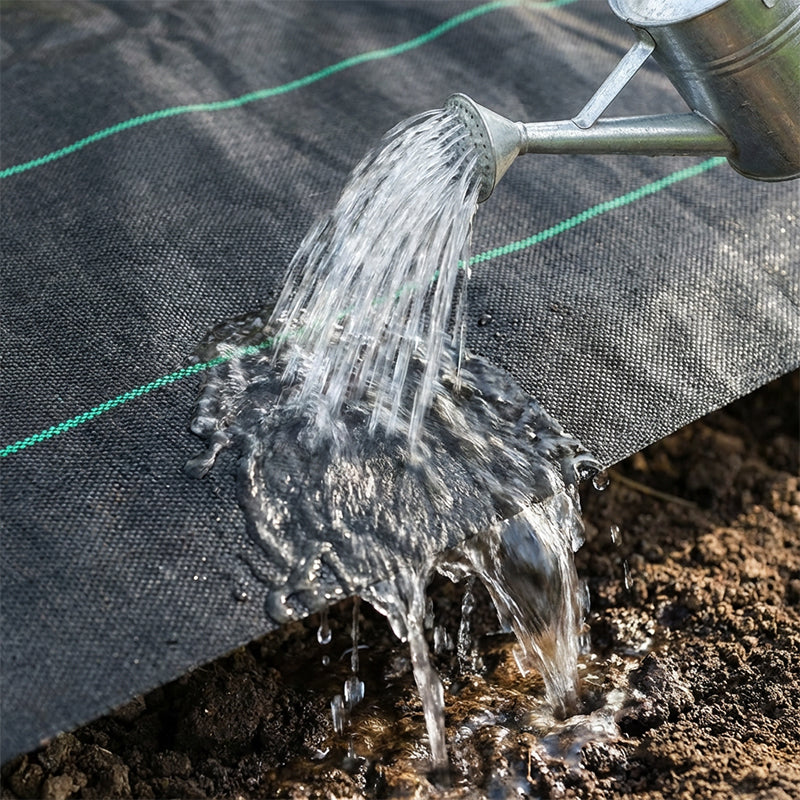 💧 Pustende ugressduk – slipper gjennom vann og luft, blokkerer sollys og hindrer ugress, perfekt for kjøkkenhagen, blomsterbed og dekkeavling 🍅