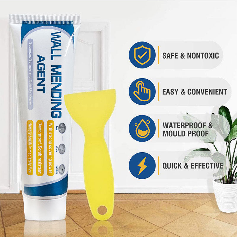 🛠️ 72 % RABATT NÅ! ⚡ Effektivt reparasjonssett for gipsvegger med skrape – Høy heft, enkel betjening og alt-i-ett-design 🧰