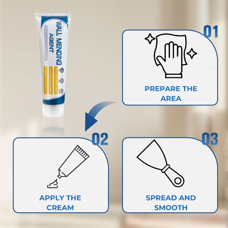 🛠️ 72 % RABATT NÅ! ⚡ Effektivt reparasjonssett for gipsvegger med skrape – Høy heft, enkel betjening og alt-i-ett-design 🧰