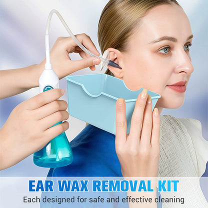 👂 HOT SALE! ⚡ Ørevoksfjerningssett – Sikkert og skånsomt, gjenbrukbar silikonskje, enkel å bruke, effektiv og hygienisk for rengjøring av ørene ✨