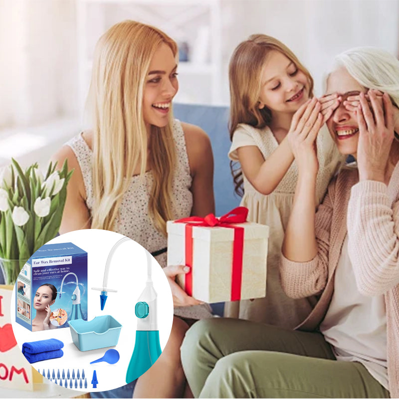 👂 HOT SALE! ⚡ Ørevoksfjerningssett – Sikkert og skånsomt, gjenbrukbar silikonskje, enkel å bruke, effektiv og hygienisk for rengjøring av ørene ✨