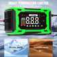 🔋50 % RABATT!🚗Smart bilbatterilader 12 V 6 A – Impulsreparasjonsfunksjon, LCD-skjerm og maksimal sikkerhet 🛡️