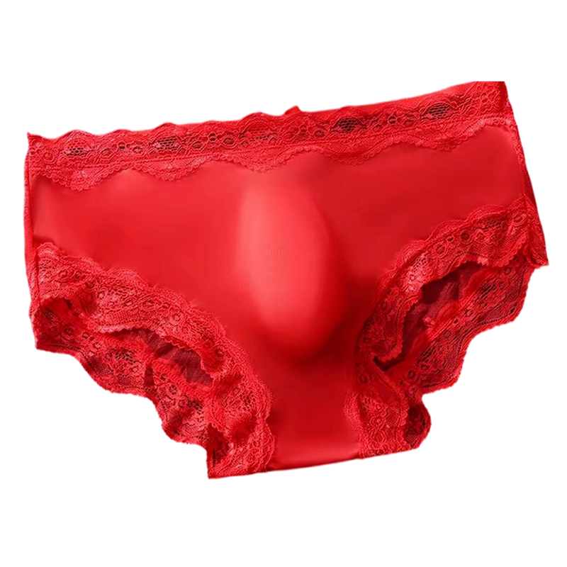 Sexy blondeundertøy for menn med 3D-pustende lomme