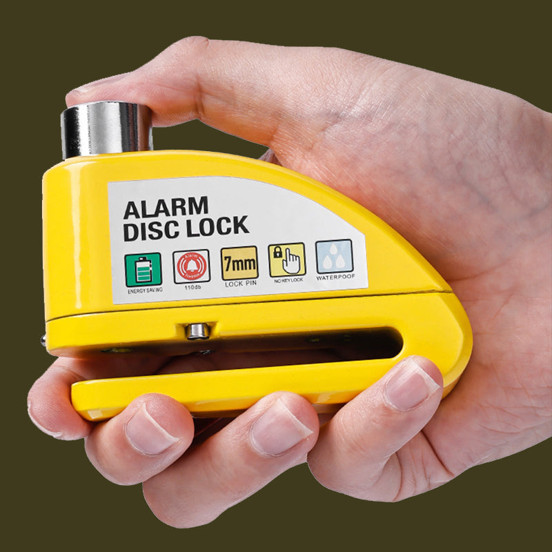 ⏰🎁Skivebremslås med alarm for motorsykkel
