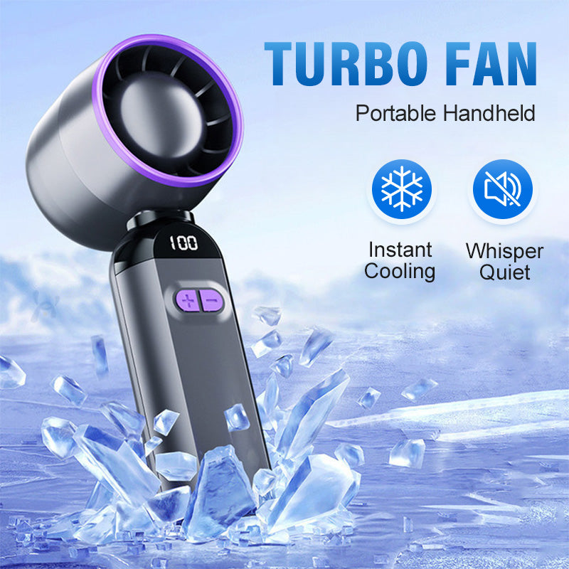 Bærbar håndholdt turbovifte