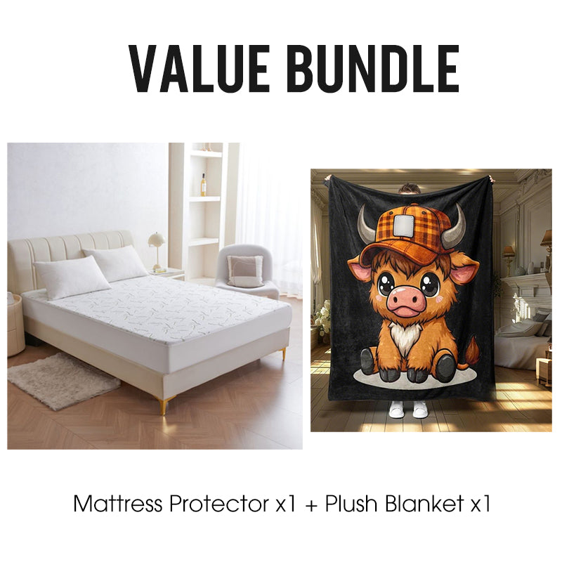 🛏️ 50 % RABATT! 🌿 Vanntett madrassovertrekk av bambusfiber – Pustende, allergivennlig og perfekt for et rent og behagelig sovemiljø 🛌