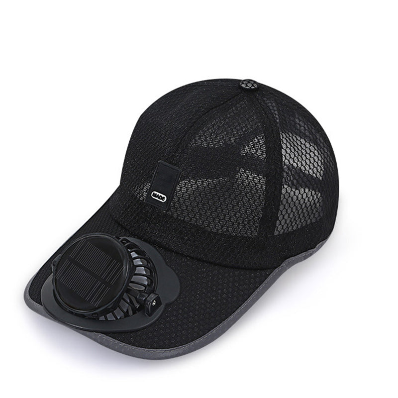 🔥 Hot salg 48% RABATT🔥Pustende baseballcaps med solcellevifte