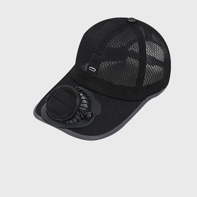 🔥 Hot salg 48% RABATT🔥Pustende baseballcaps med solcellevifte