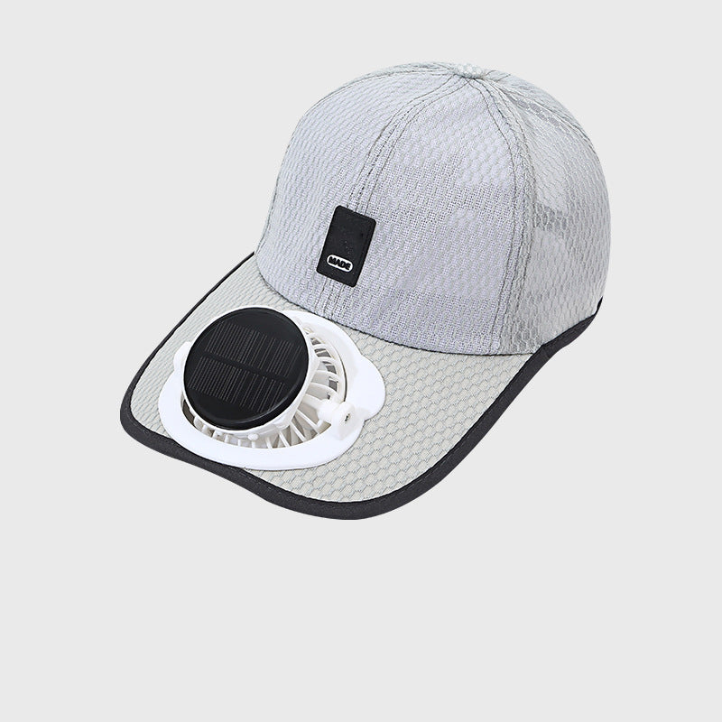 🔥 Hot salg 48% RABATT🔥Pustende baseballcaps med solcellevifte