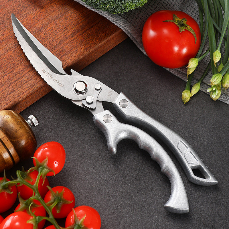 ✂️ Multifunksjonell, kraftig kjøkkensaks – Klipp, klipp, knus – Ett verktøy styrer alt! 🦴🔪