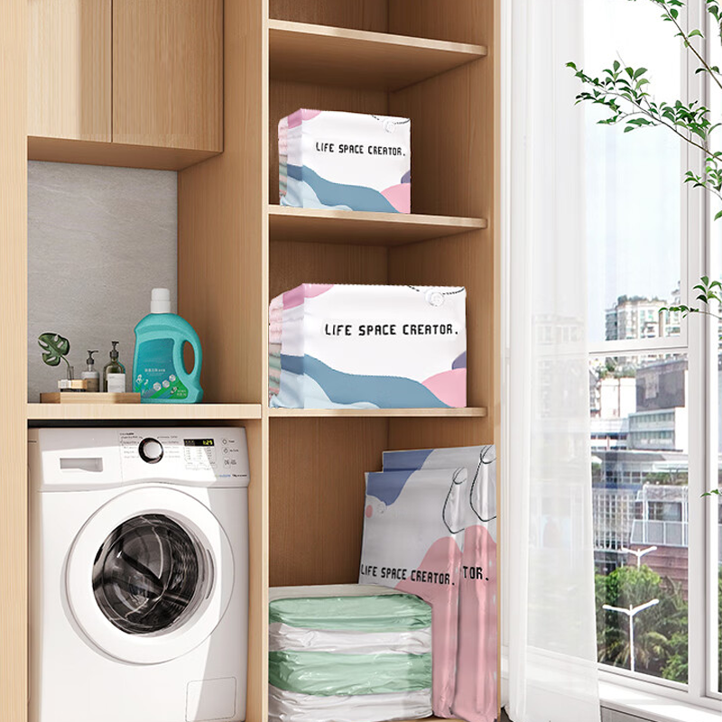 Store vakuumkompresjonsposer til oppbevaring – uten pumpe 🧳✨📦