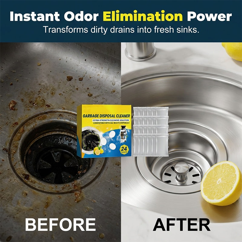 Kitchen Sink Drain Cleaner & Deodorizer Tablets