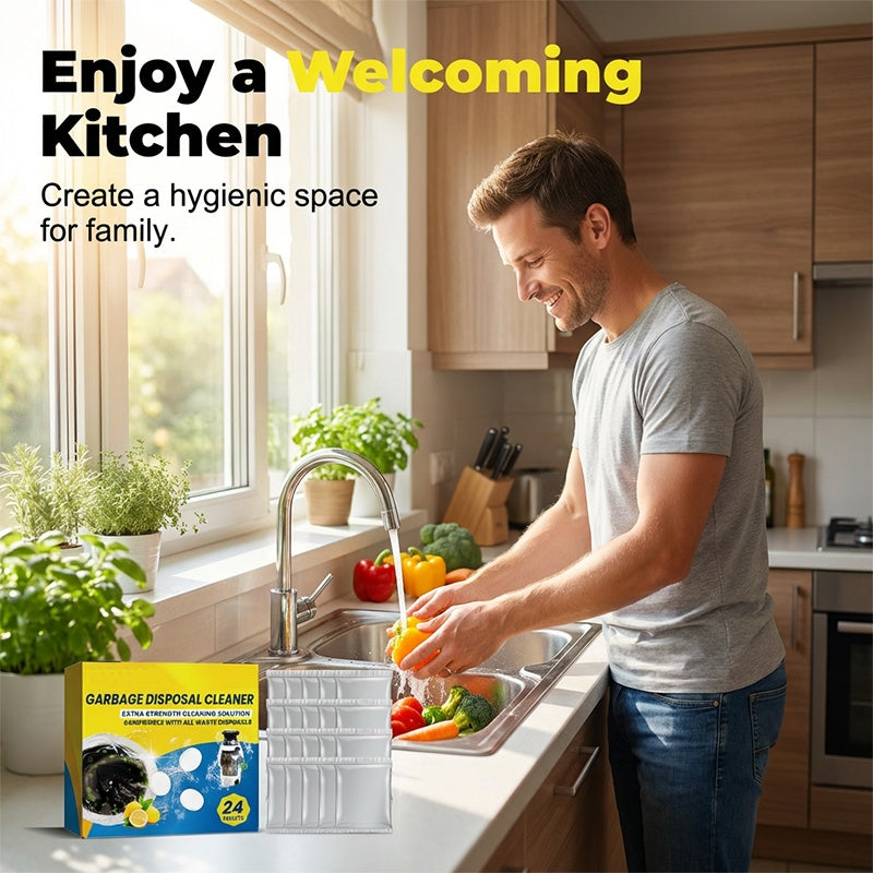 Kitchen Sink Drain Cleaner & Deodorizer Tablets