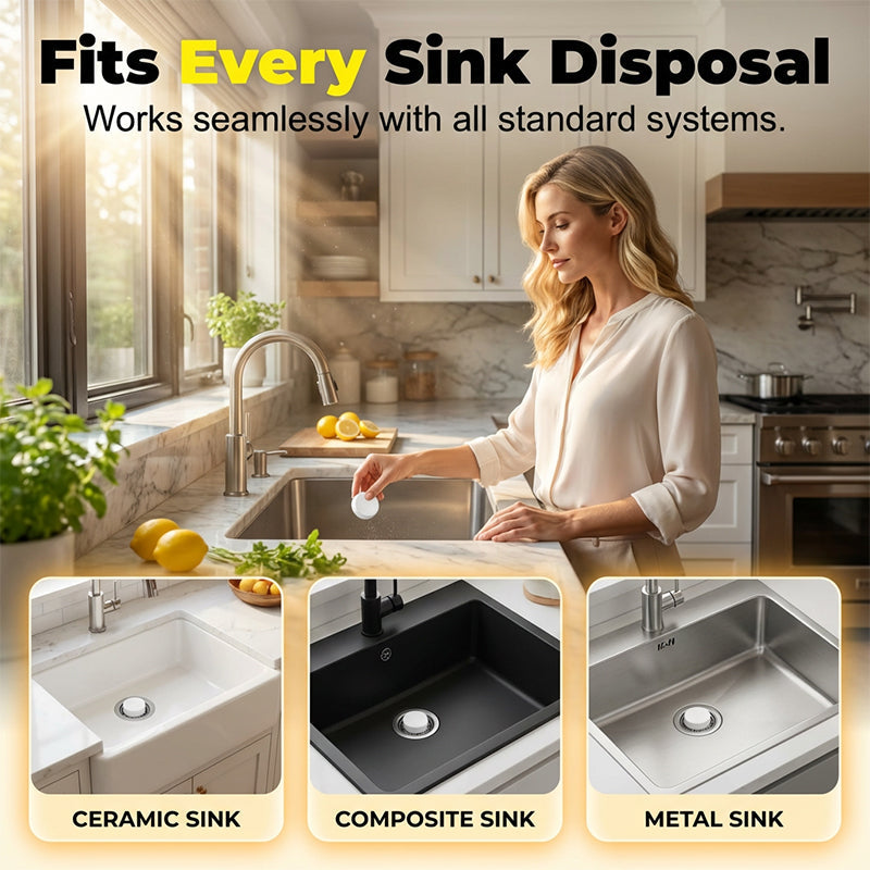 Kitchen Sink Drain Cleaner & Deodorizer Tablets