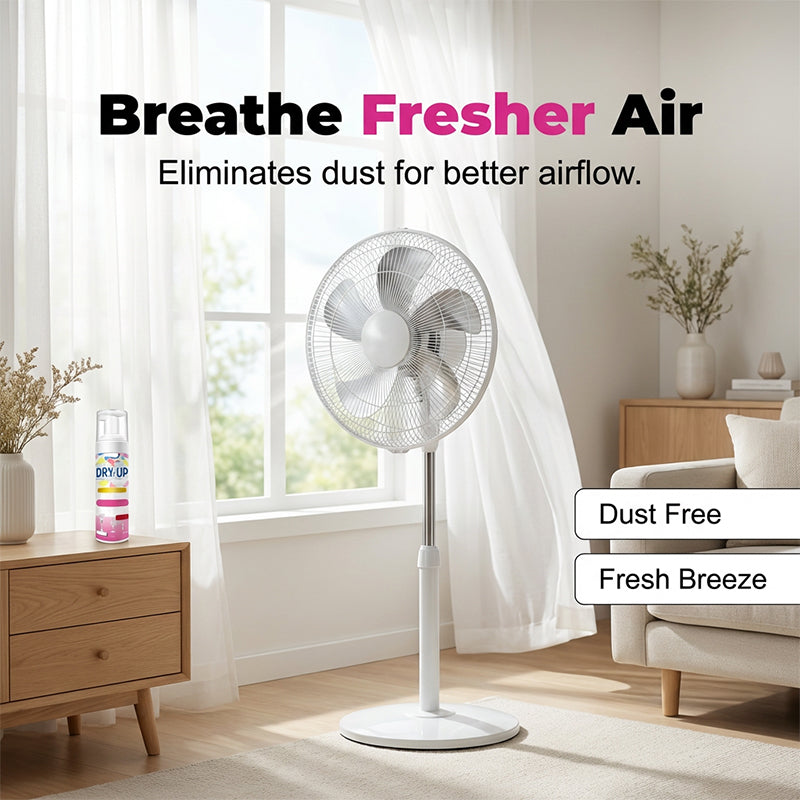 Rengjøringsspray for vifter uten skylling