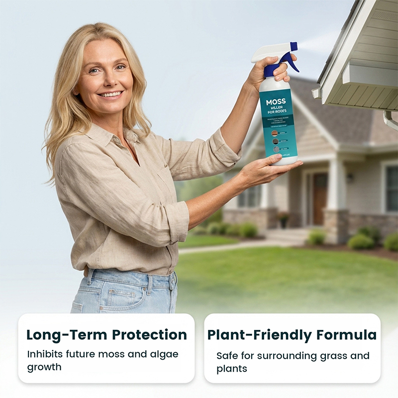 🌟SISTE DAG: KJØP 2, FÅ 1 GRATIS!!🌧️ Rengjøringsspray mot mose og alger for ulike overflater på taket – spray, skyll og se det skinne! 🏠✨ Effektiv mot mose, skånsom mot planter – et renere tak på få minutter. 🌿💧