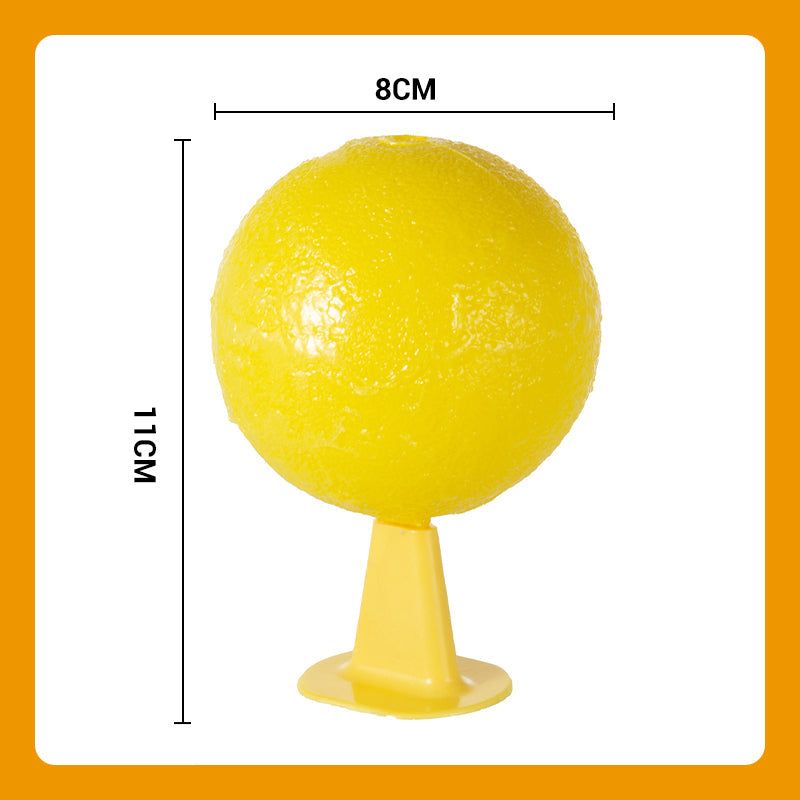 ⏰🎁Selvklebende fruktfluefelle i form av en ball med stativ og LED
