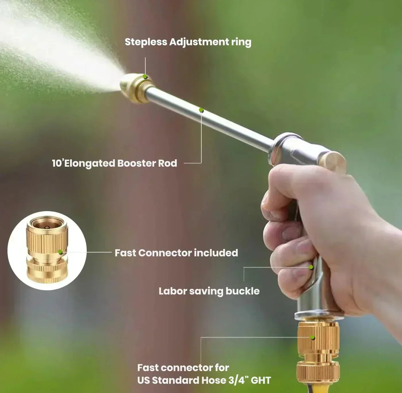⏰🔥BEGRENSET TILBUD: 50 % RABATT! 🚿 Sprøytedyse til høytrykksspyler – Rask, effektiv og perfekt til rengjøring i hjemmet 💦✨