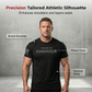 ⏰ 50 % RABATT Begrenset 🔥👕 Herre t-skjorte med rund hals og atletisk passform