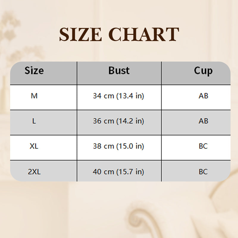 Trådløs komfort-BH med støtte