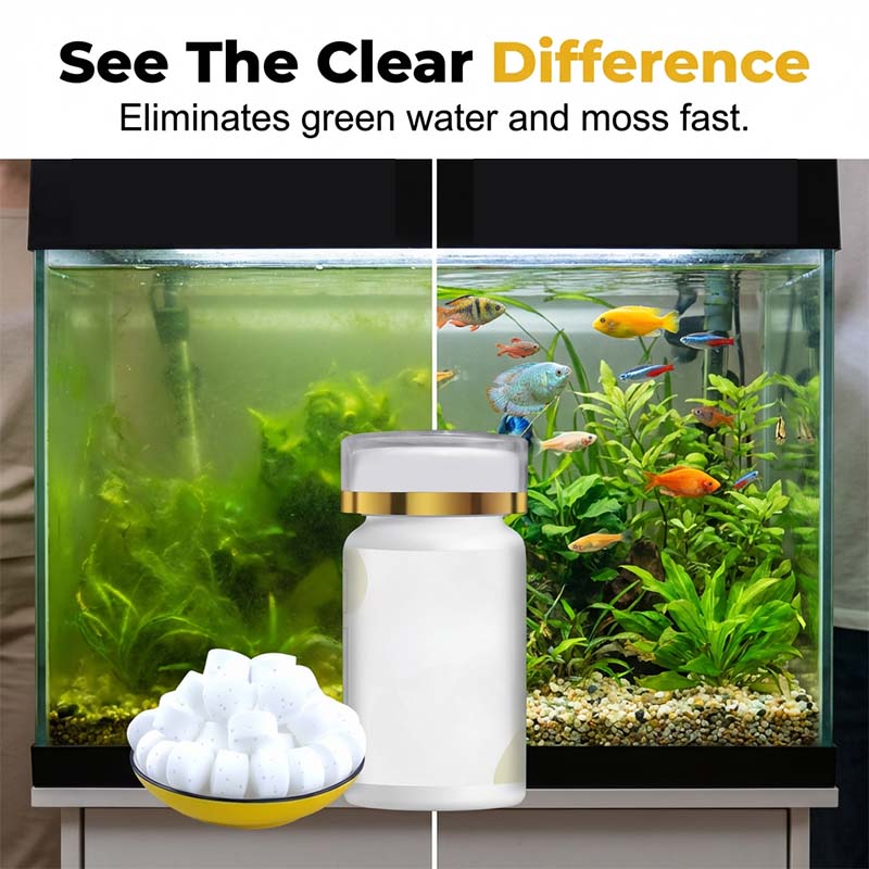 🎁 2026 HOT SALE! 🎁 Akvarium – Fjerner grøntvann og mose – effektivt og skånsomt! 🌿💧