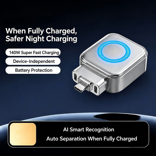🌞Summer Awakening: 50 % rabatt!⚡140 W superrask lader med AI automatisk avstengning – USB-C PD3.1 – Intelligent batteribeskyttelse – Universal for iPhone, MacBook og nettbrett