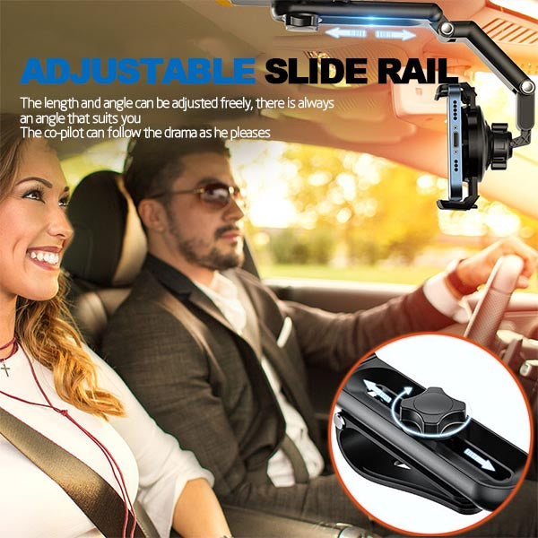 ⏳Kun for en kort tid – 50% RABATT ⏰🚗 1080° roterbar solskjerm-telefonholder – for alle biler – gjør navigasjon enklere!