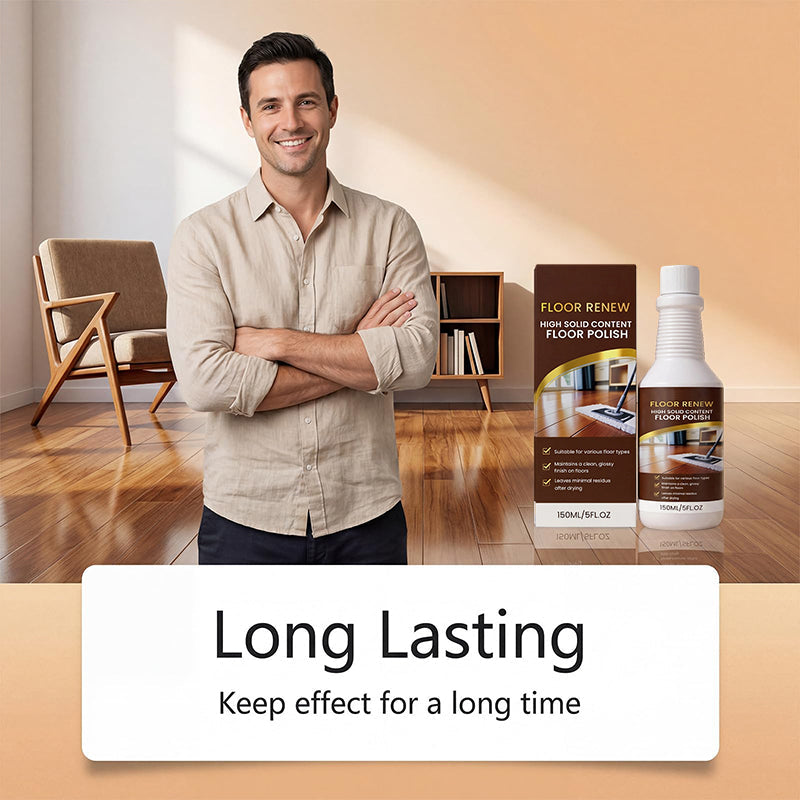 ⏰🔥50 % RABATT I BEGRENSET TID! 🧴Floor Renew Polish – Glans, uten riper