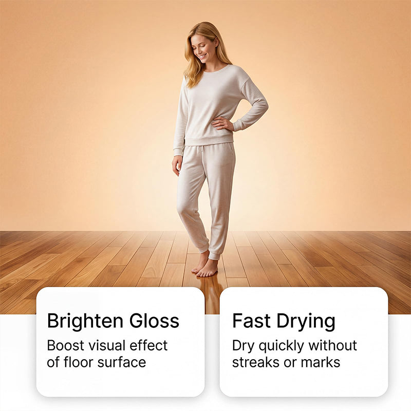 ⏰🔥50 % RABATT I BEGRENSET TID! 🧴Floor Renew Polish – Glans, uten riper