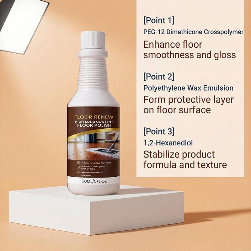 ⏰🔥50 % RABATT I BEGRENSET TID! 🧴Floor Renew Polish – Glans, uten riper