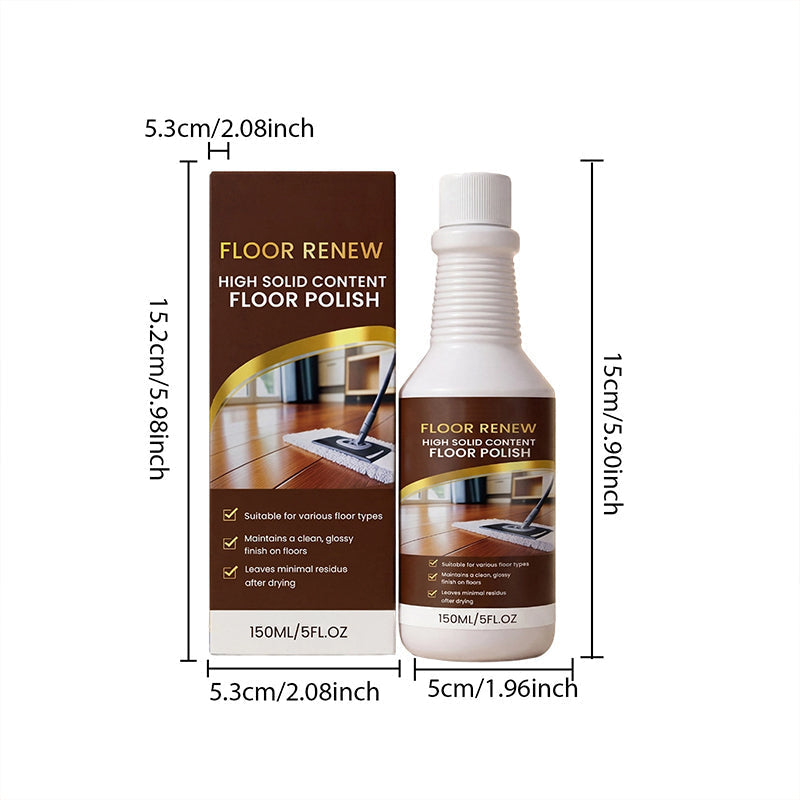 ⏰🔥50 % RABATT I BEGRENSET TID! 🧴Floor Renew Polish – Glans, uten riper