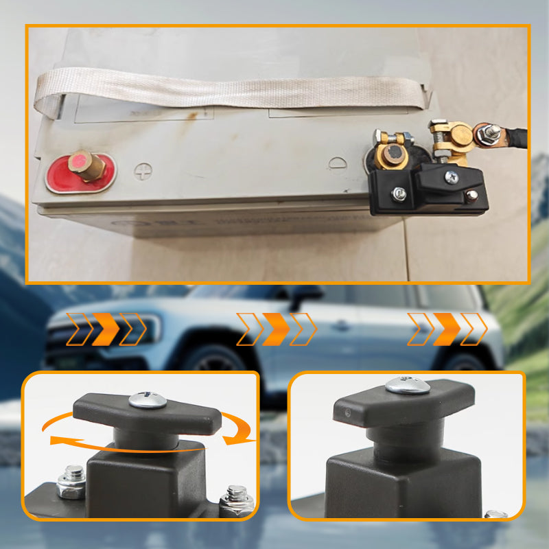 12–24 V bilbatterifrakoblingsbryter
