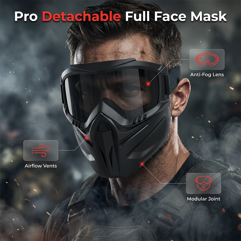 Avtakbar helmaske