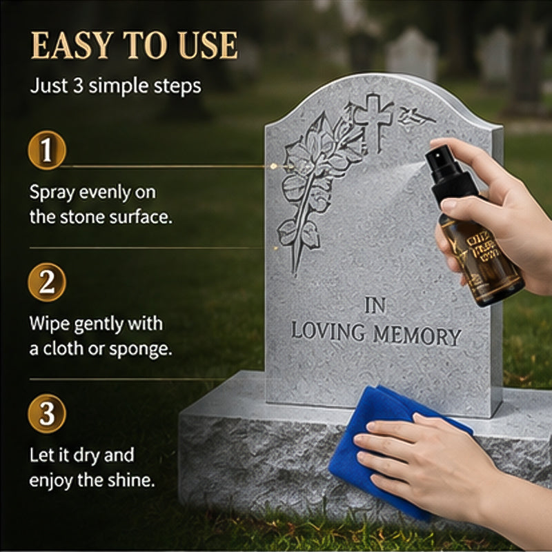 Tombstone poleringsspray med håndkle
