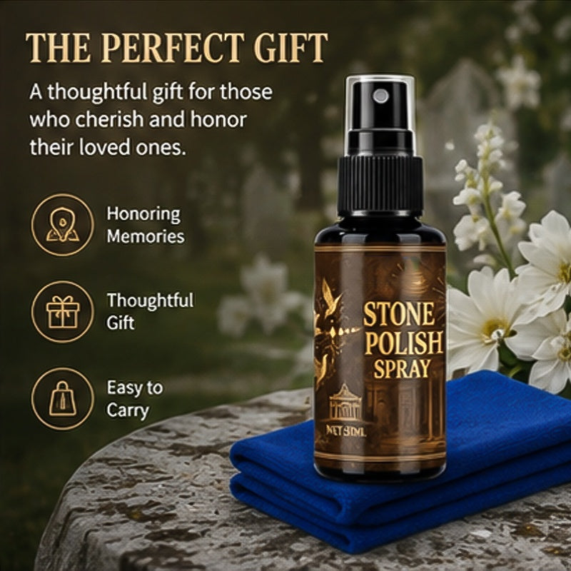 Tombstone poleringsspray med håndkle