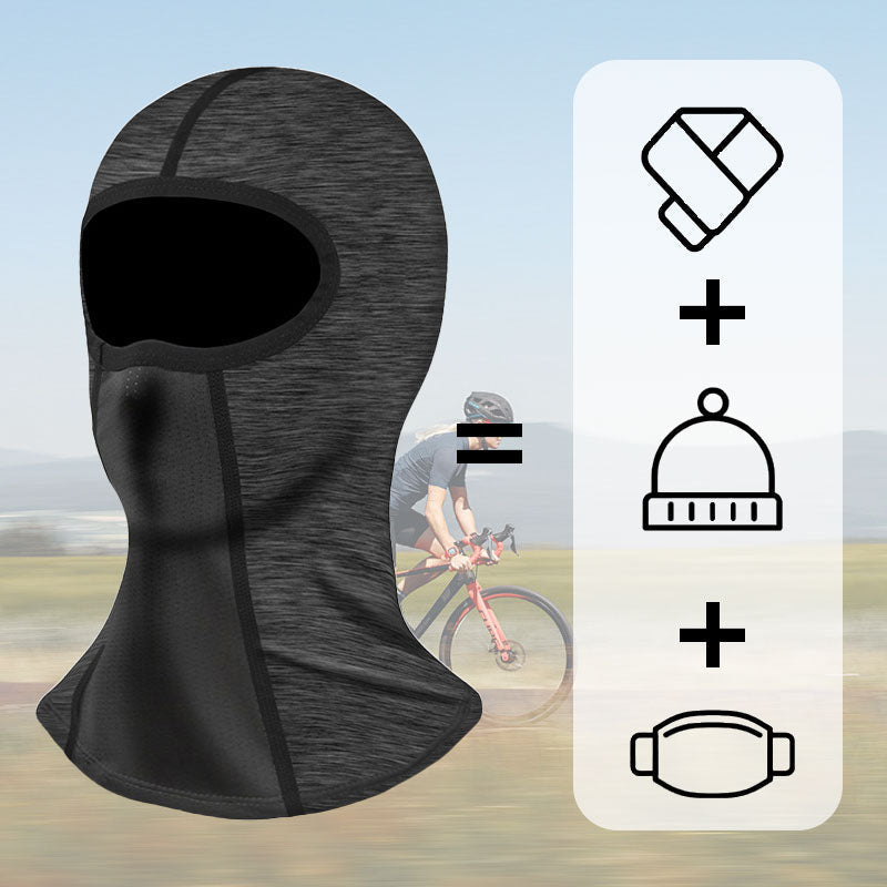 ☀️ Rasktørkende sports maske – beskytt ansiktet mot sol, vind og støv – med UPF 50+ og ventilert design