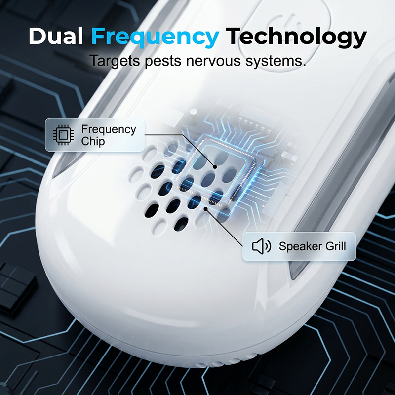 Ultralyd skadedyravviser plug-in-enhet
