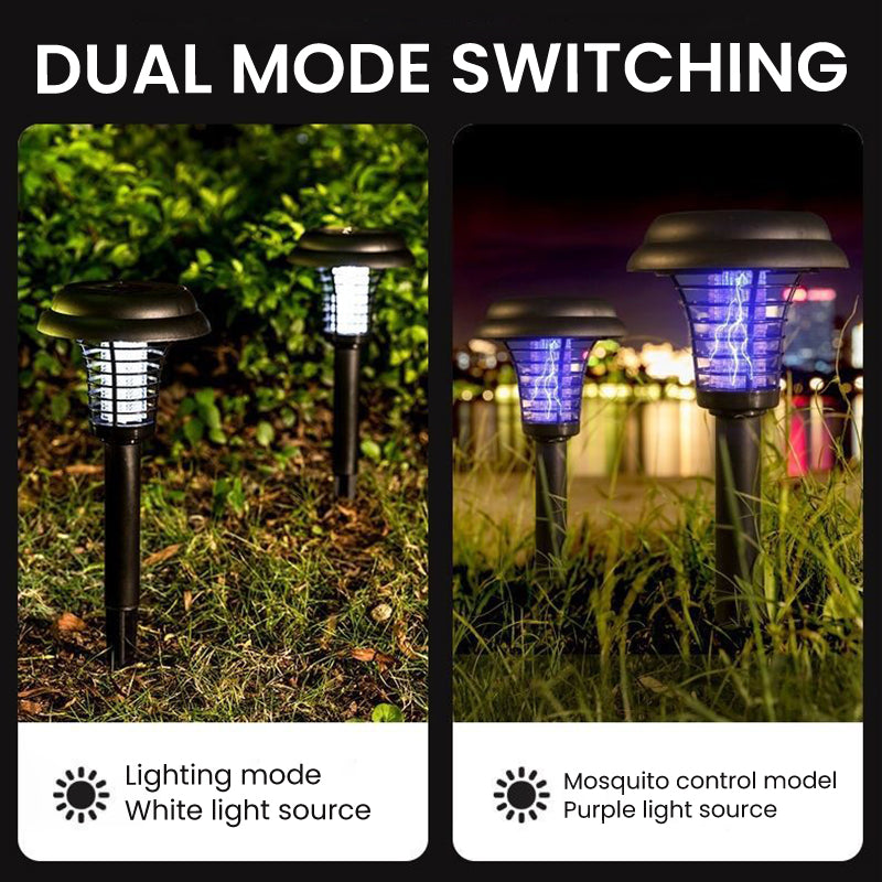🦟 BEGRENSET TID – 50 % RABATT! Dobbel funksjon: mygglampe med lys – intelligent styring vanntett og støtsikker🔥💡