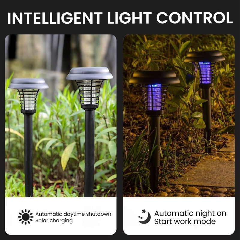 🦟 BEGRENSET TID – 50 % RABATT! Dobbel funksjon: mygglampe med lys – intelligent styring vanntett og støtsikker🔥💡