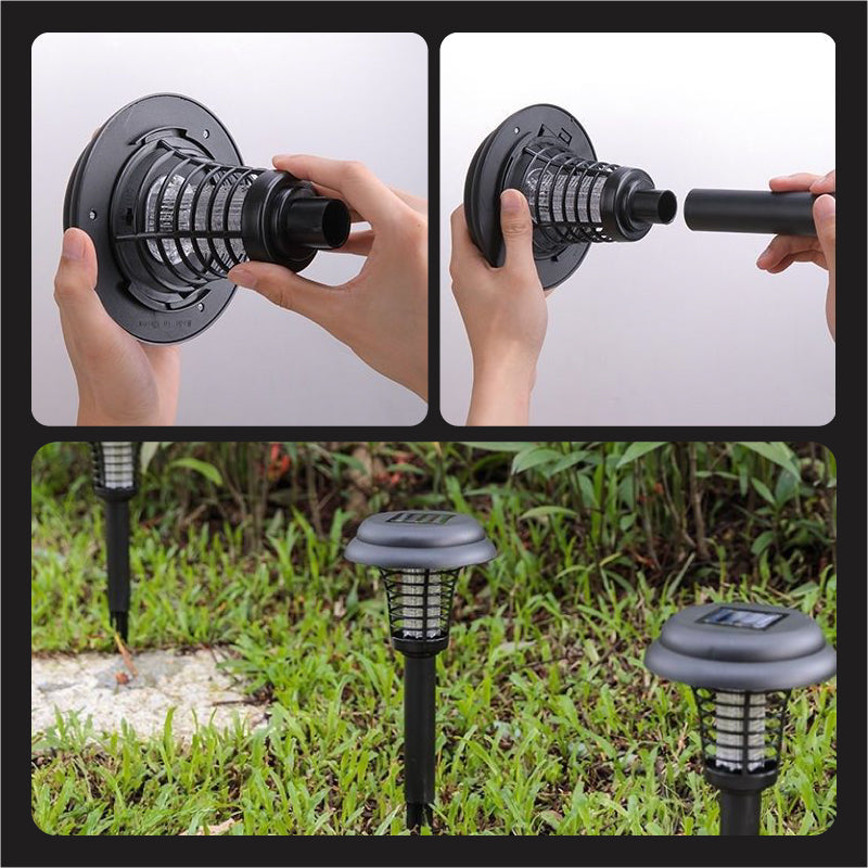 🦟 BEGRENSET TID – 50 % RABATT! Dobbel funksjon: mygglampe med lys – intelligent styring vanntett og støtsikker🔥💡
