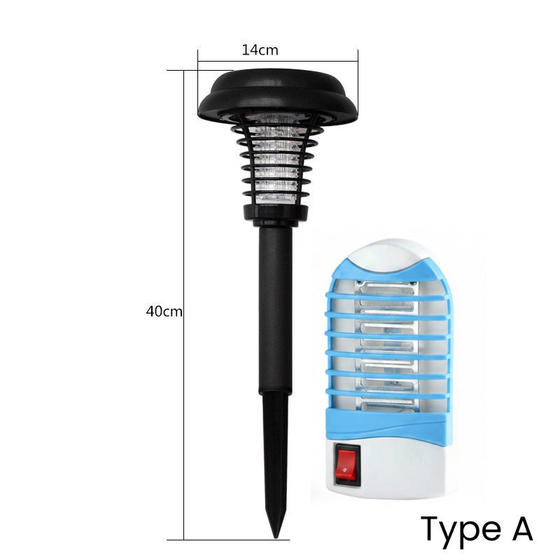🦟 BEGRENSET TID – 50 % RABATT! Dobbel funksjon: mygglampe med lys – intelligent styring vanntett og støtsikker🔥💡
