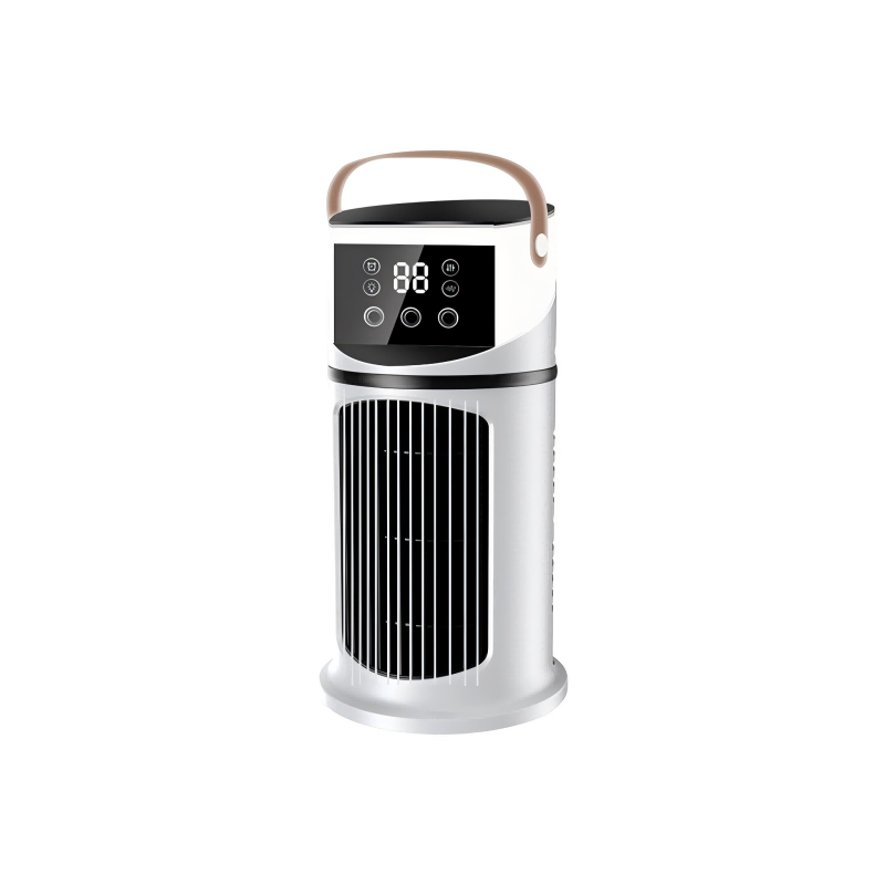 🌬️ BEGRENSET TID 50 % RABATT! ✨ 9-trinns turbokjølevifte – Bærbar, stillegående, fuktighetskontroll 💨