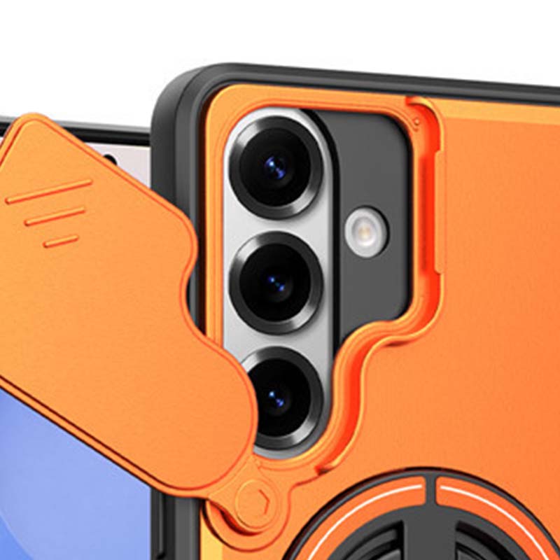 📱 50 % RABATT I EN BEGRENSET PERIODE! ✨Samsung-mobilveske – Slitesterk med kamerabeskyttelse og ringstativ – Støtsikker, presise utskjæringer og 360°-dreiebar håndtak – beskyttelse på alle sider 🔒
